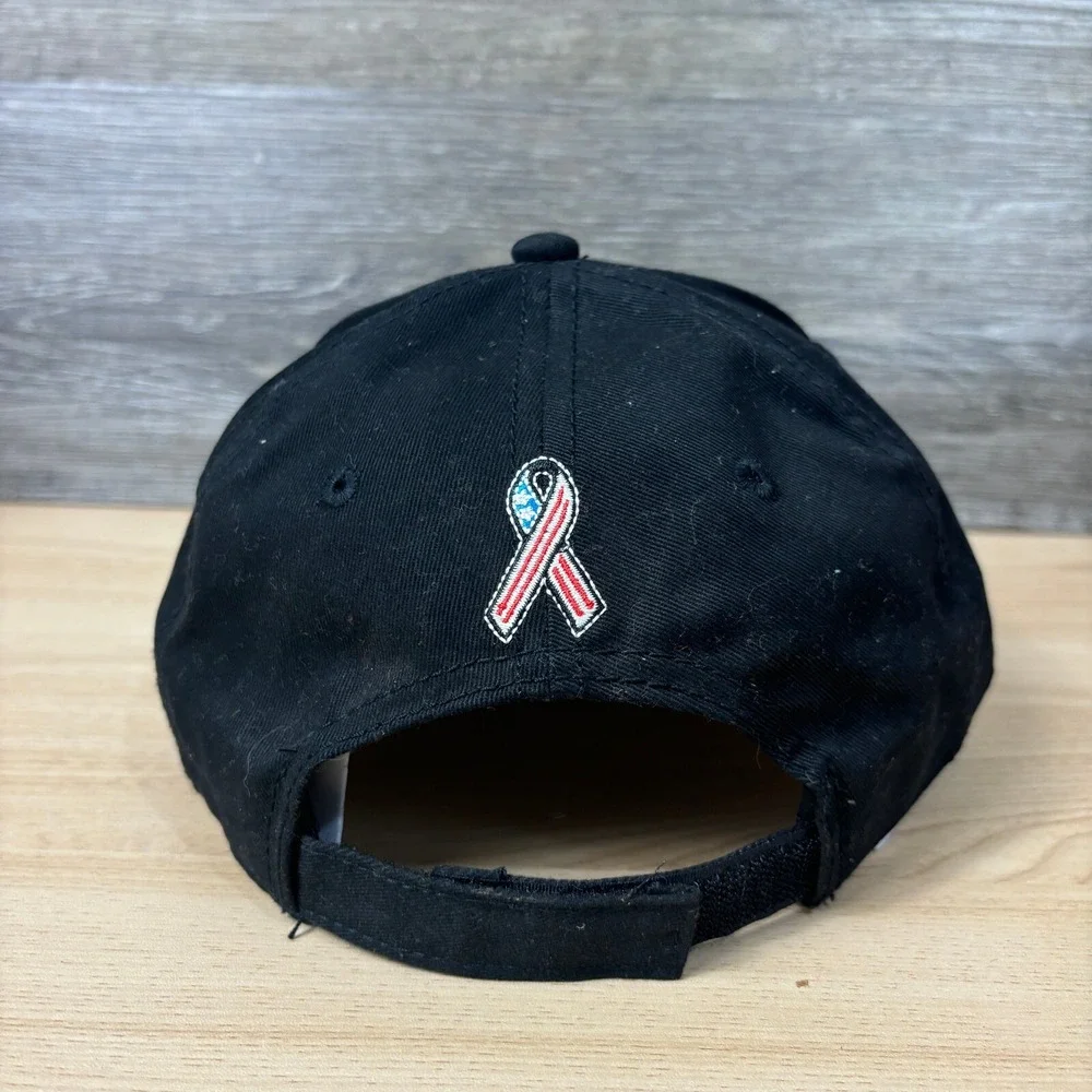 Spirit of America 500 Hat‎ Cap Strap Back Black Racing One Size Adjustable